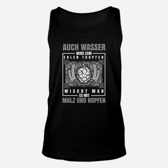 S Bier Wasser Wir Zum Edlen Tropfen TankTop - Seseable