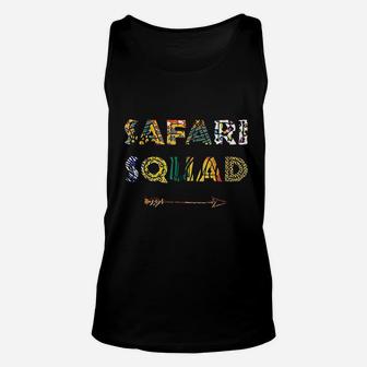 Safari Squad African Family Vacation Summer Vacay Trip Zebra Unisex Tank Top - Seseable