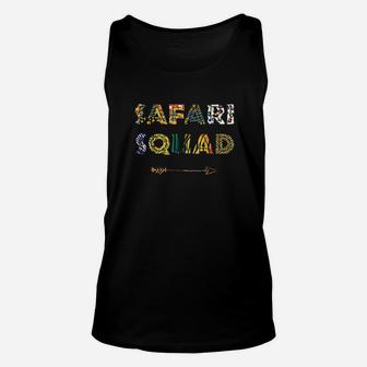Safari Squad African Family Vacation Summer Vacay Trip Zebra Unisex Tank Top - Seseable