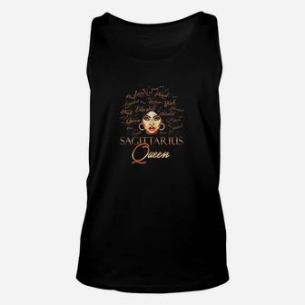 Sagittarius Queen Zodiac Born In November Unisex Tank Top | Seseable UK