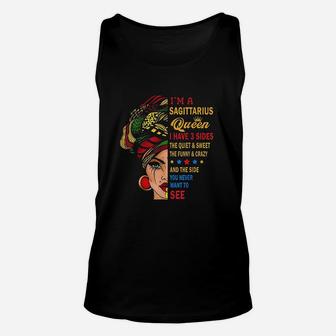 Sagittarius Queens Born In November 22 December 21 Unisex Tank Top | Seseable UK