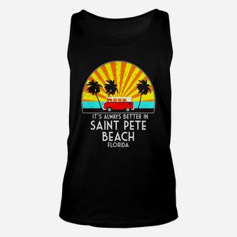 Saint Pete Beach Florida Souvenir St Pete Beach Unisex Tank Top - Seseable