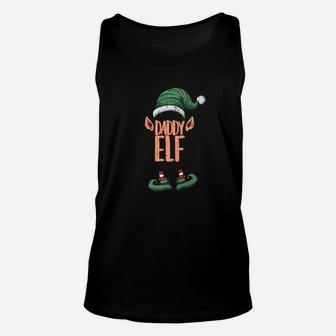Santa Claus Cute Daddy Elf Christmas Costume Gift Unisex Tank Top | Seseable UK