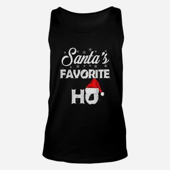 Santas Favorite Ho Funny Christmas Gift Unisex Tank Top - Seseable