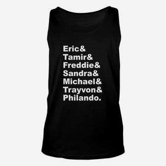 Say Their Names - Black Lives Matter Friday 2017 T-shirt Unisex Tank Top - Seseable