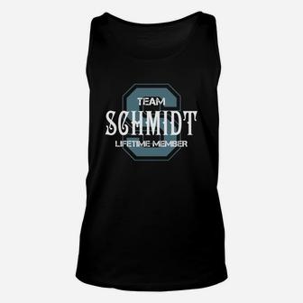 Schmidt Shirts - Team Schmidt Lifetime Member Name Shirts Unisex Tank Top - Seseable