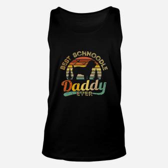 Schnoodle Dad Best Daddy Dog Lover Retro Vintage Unisex Tank Top - Seseable