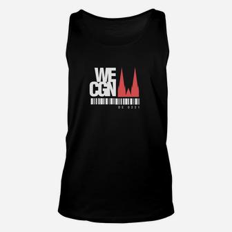 Schwarzes Grafik-Unisex TankTop We Can mit Inspirierendem Motiv - Seseable