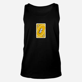 Schwarzes Herren Unisex TankTop mit Blitz-Kartendesign, Stylisches Gamer-Unisex TankTop - Seseable