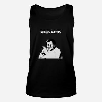 Schwarzes MAMA KARIN Unisex TankTop mit grafischem Design - Seseable