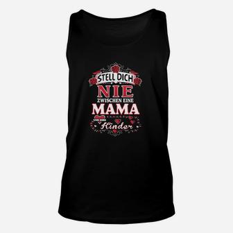 Schwarzes Mama Unisex TankTop mit Spruch, Schutzinstinkt Design - Seseable