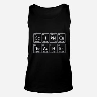 Science Teacher Elements Periodic Table Professor Funny Unisex Tank Top - Seseable