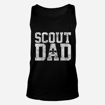 Scouting Dad Camping Father Gift Unisex Tank Top - Seseable