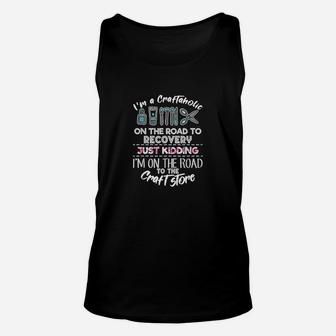 Scrapbooking Addicted Handmade Crafter Hobby Unisex Tank Top - Seseable