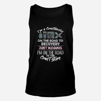 Scrapbooking Addicted Handmade Crafter Hobby Unisex Tank Top - Seseable