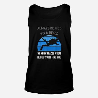 Scuba Diver Funny Quote Love Dive Diving Humor Open Water Unisex Tank Top - Seseable