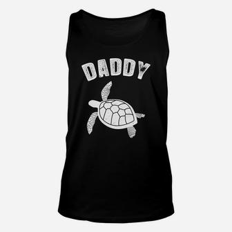 Sea Turtle Sea Turtle Daddy, dad birthday gifts Unisex Tank Top - Seseable