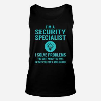 Security Specialist Unisex Tank Top - Seseable