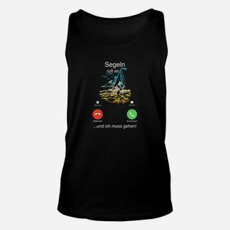 Segler Unisex TankTop Anruf des Meeres, Muss Segeln Gehen Motiv - Seseable