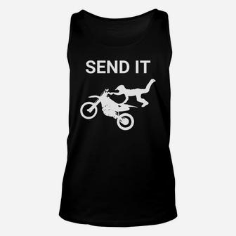 Send It Dirtbike Motocross T Shirt Tshirts Unisex Tank Top - Seseable