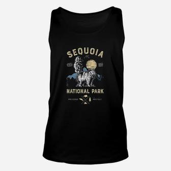 Sequoia National Park Vintage California Bear Gifts Unisex Tank Top - Seseable