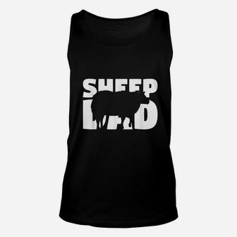 Sheep Dad Sheep Lover Gift For Father Zoo Animal Unisex Tank Top - Seseable