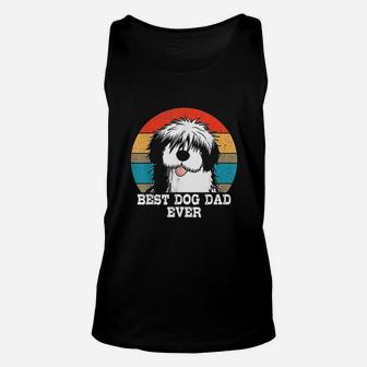 Sheepadoodle Dad Father Gift Idea For Fathers Day Unisex Tank Top - Seseable