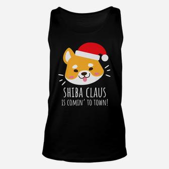 Shibaclause Shiba Inu Dog Funny Cute Christmas Gift Unisex Tank Top - Seseable