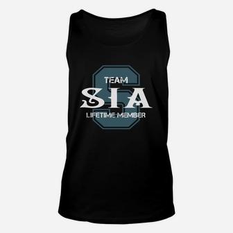 Sia Shirts - Team Sia Lifetime Member Name Shirts Unisex Tank Top - Seseable