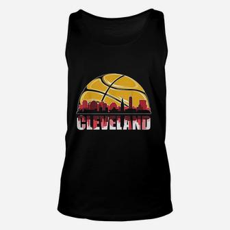 Silhouette Cleveland City Cleveland Basketball Pride Unisex Tank Top - Seseable