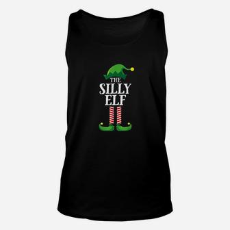 Silly Elf Matching Family Group Christmas Party Pajama Unisex Tank Top - Seseable