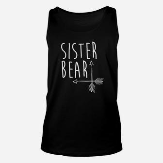 Sister Bear And Papa, dad birthday gifts Unisex Tank Top - Seseable