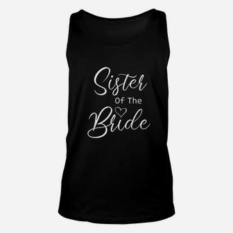 Sister Of The Bride Unisex Tank Top - Seseable