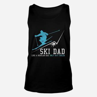 Ski Dad Funny Winter Sports Skiing Father Unisex Tank Top - Seseable
