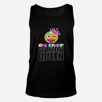 Slime Queen Crazy Emoticon Pastel Dripping Slimey T-shirt Unisex Tank Top - Seseable