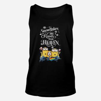 Snowflakes Are Kisses From Heaven Unisex Tank Top - Seseable