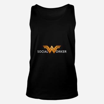 Social Work Shirt For Woman Unisex Tank Top - Seseable