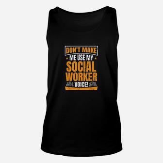 Social Worker Gifts For Women Men Gift Funny Quote Unisex Tank Top - Seseable