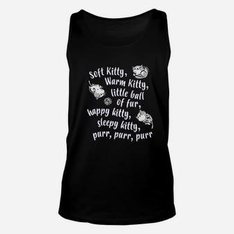 Soft Kitty Funny Cute Cat Song Unisex Tank Top - Seseable