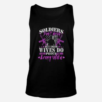 Soldiers Dont Brag Military Spouse Gift Unisex Tank Top - Seseable