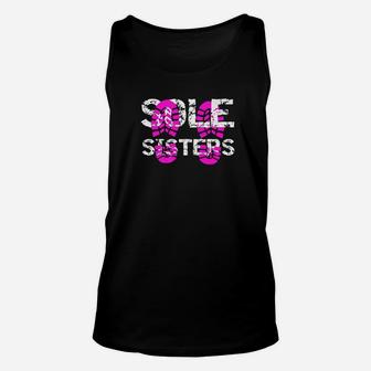 Sole Sisters Girls Hiking Girls Running Boot Prin Unisex Tank Top - Seseable