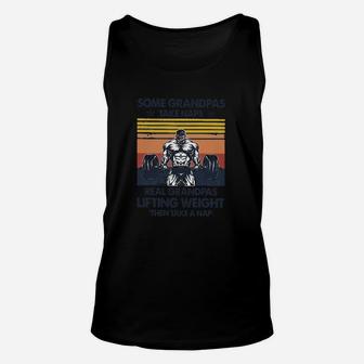 Some Grandpas Take Naps Lifting Weight Classic Unisex Tank Top | Seseable UK