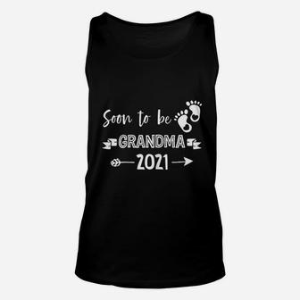 Soon To Be Grandma 2021 Gift For Pregnancy Announcement Unisex Tank Top - Seseable