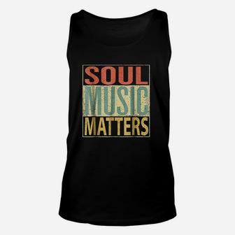 Soul Music Matters Vintage Retro 70s Unisex Tank Top | Seseable UK