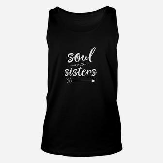 Soul Sisters, sister presents Unisex Tank Top - Seseable