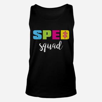 Sped Special Education Sped Squad Teacher Unisex Tank Top - Seseable