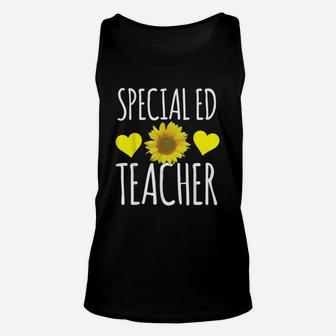 Sped Special Education Teacher Flower Unisex Tank Top - Seseable