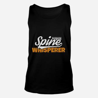 Spine Whisperer Chiropractor Chiropractic Unisex Tank Top - Seseable