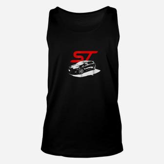 St Distressed Look Automotive Enthusiasts Unisex Tank Top - Seseable