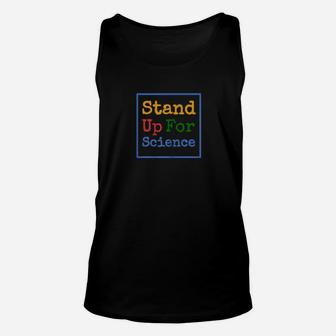 Stand Up For Science Climate Change Earth Day Unisex Tank Top - Seseable